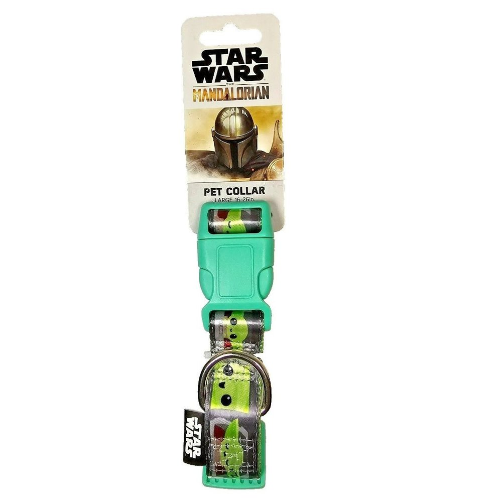 Star Wars Mandalorian Din Grogu Pet Collar Size L 16-26" Adjustable NEW Disney